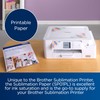 Brother Sublimation Paper Pack (100 Sheets), white
