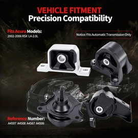 Engine Mount Motor Compatible with Fits 2002-2006 Acura RSX 2.0L AUTO 4PCS