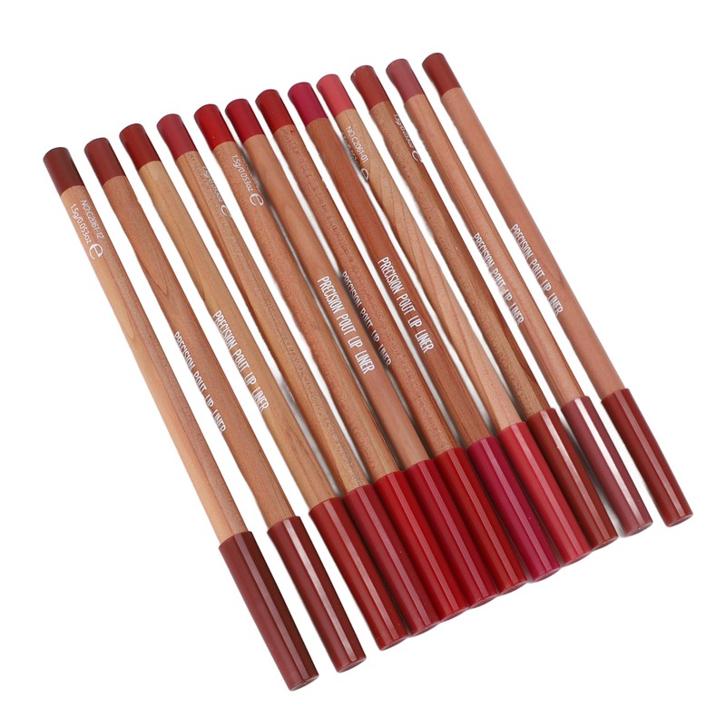 12 Colors Lip Liner Matte Lipstick Lipliner Waterproof Sweat Resistant