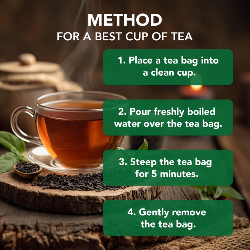 Vital Premium Black Tea Bags – 100 Count (2g Each)