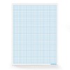 SCRIBBLEDO Dry Erase Graph Whiteboard 9" x 12" Double Sided