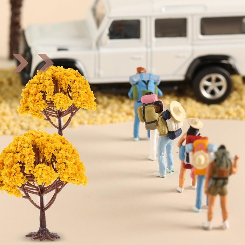 UPKOCH 50pcs Model Trees Base Plastic Holders for Artificial Trees