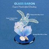 Glass Baron Sea Turtle with Blue Coral Figurine