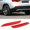 1 Pair Rear Bumper Reflector 63142990863 Left Right Red Tail