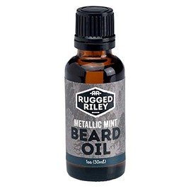 Rugged Riley All Natural Men's Metallic Mint Beard Oil