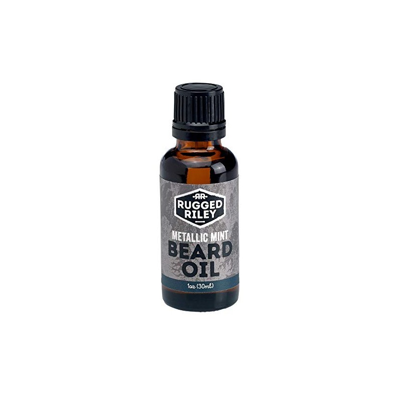 Rugged Riley All Natural Men's Metallic Mint Beard Oil