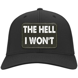 Absurd Ink The Hell I Won't - Adjustable Cap Black