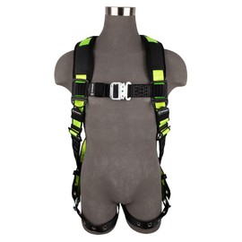 SafeWaze FS185-QC-L/XL PRO Full Body Harness: 1D, QC Chest, TB Legs (L/XL)