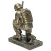 Dicksons Duty Faith God Praying Soldier 5 inch Gold Resin