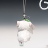 たけのこ(Takenoco) フォンテーヌストラップ ネコ 白 ぬいぐるみ 38035