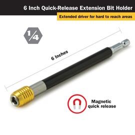 Titan 16006 6" Quick Release Extension Bit Holder