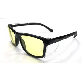 Pyramex Safety Conaire Safety Glasses UV400 Lens Black Frame