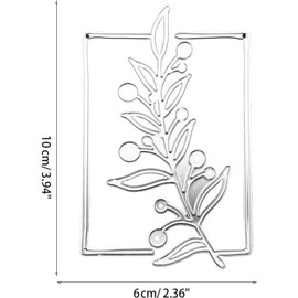 Tree Metal Die Cuts Flower Lace Border Carbon Steel Cutting Dies for Paper Crafts Card Making DIY Scrapbooking Cutting Dies Arts, Crafts