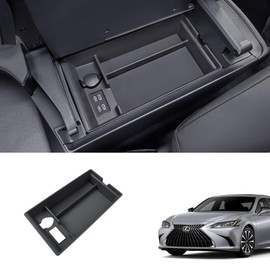 Compatible with Lexus ES ES250, ES300, ES300h, ES350H, 2022, 2023, 2024, interior armrest storage box, bracket tray, center console organizer, in car supplies