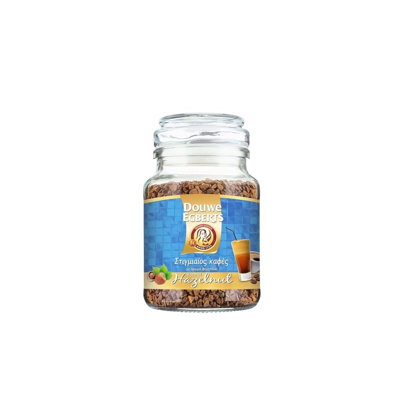 Douwe Egberts Instant Coffee Roasted Hazlenut Flavour - 1 x