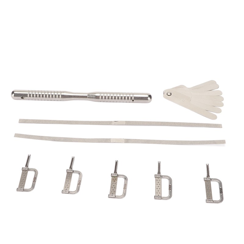 Interproximal Enamel Reduction Kit Dental Feeler Gauge Professional Portable Dental