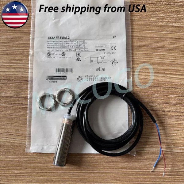 Unbranded XS618B1MAL2 Inductive Proximity Switch Sensor Ue 24-240V Range 8mm