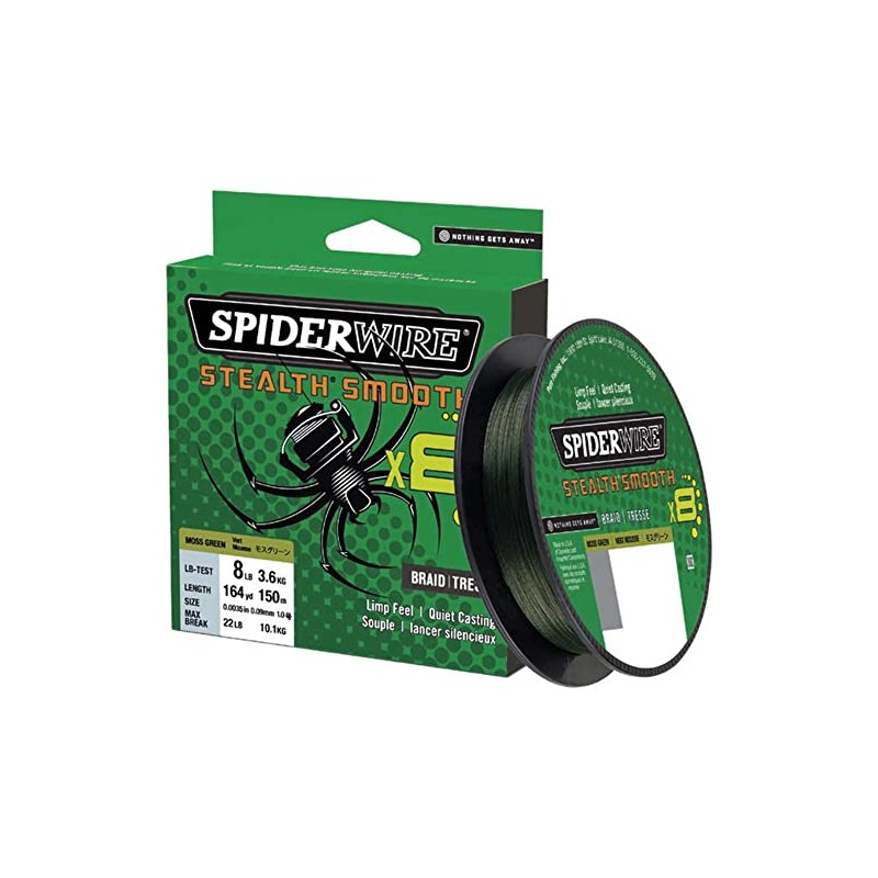 Spiderwire Stealth Smooth 8 Braid Green