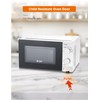 Commercial Chef 0.6 Cu. Ft. Countertop Microwave Oven, Mechanical Dial