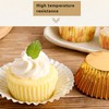 100Pcs Foil Metallic Cupcake Liners Baking Muffin Paper Cups Cases