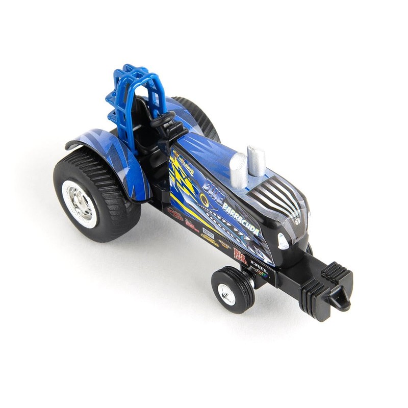 Agriculture 1/64 New Holland Blue Barracuda Pulling Tractor with Pickup
