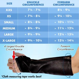 Arm Chaps Leather Protective Sleeves Arm Guard - Prevent Cuts, Scratches & Bruises - Genuine Cowhide - Ideal for Gardening & Construction - Left & Right Form-Fitting. Black (1 Pair/Small).