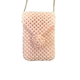 Amulet Case Beads (Yachiha Inlet) with Chain, SGI Goods (Pink)