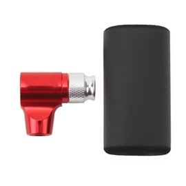 CO2 Bike Tire Inflator with Insulated Sleeve Compatible for Presta Valve American Valve for UNF 3/8in Thread 12g 16g 18g 25g Cartridges Bike Pump Red