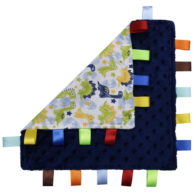 FOR THE LOVE OF LEISURE Blue Baby Tag, Taggy Blanket