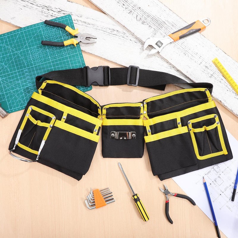 UKCOCO Tool Belt for Men: 12 Pocket Tool Belt Pouch