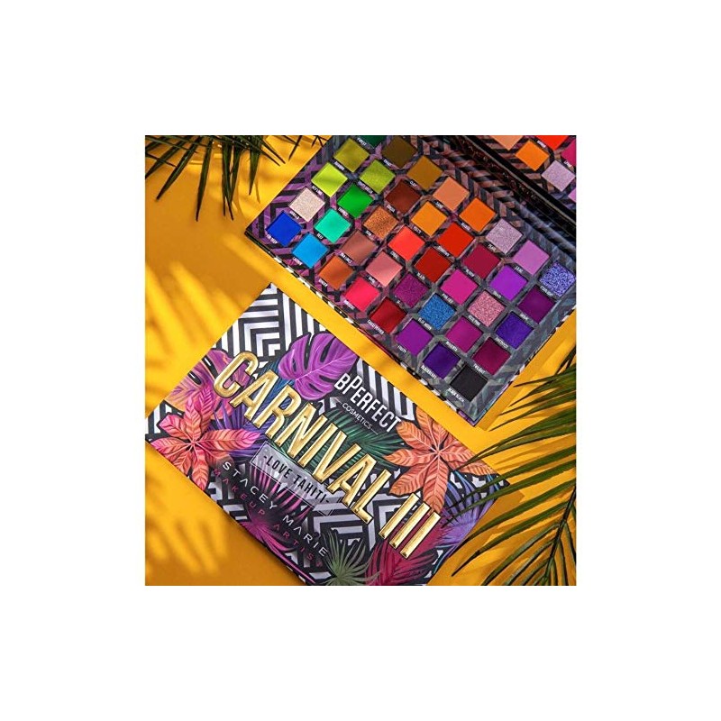 BPerfect Paleta de sombras Carnaval III Love Tahití con 40