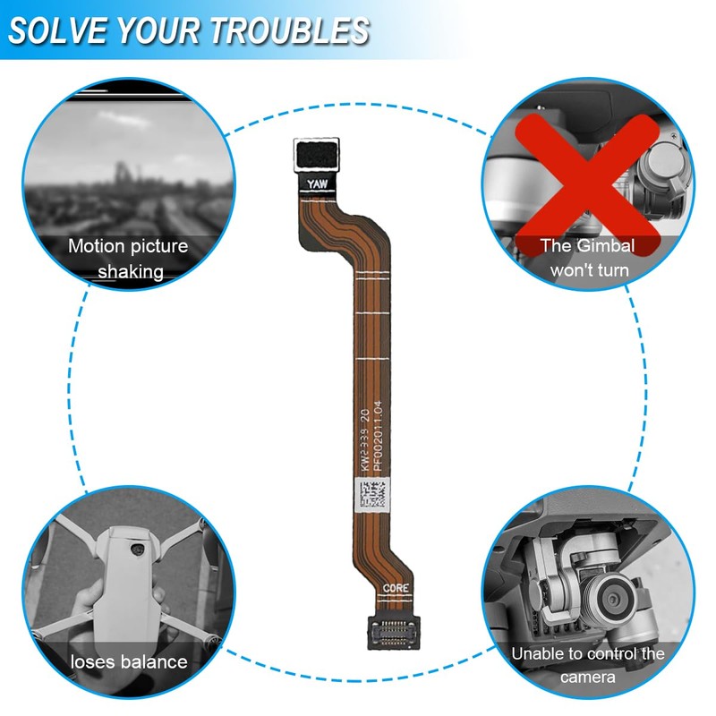 ZHUROUPU Replacement Gimbal Ribbon Flex Cable for DJI Air 3