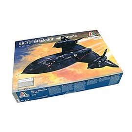RCECHO® Italeri Aircraft Model 1/72 SR-71 Blackbird with Drone Scale Hobby 145 T0145 with 174; Full Version Apps Edition
