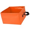 Collapsible Basin Leakage Proof Portable Folding Camping Bucket for Travel