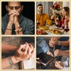 CYCLUSIVE Ultra-Thin 40 Pieces Christian Rubber Bracelets Bulk Bible Verse