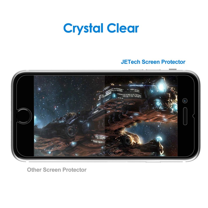 JETech Screen Protector for iPhone SE 3/2 (2022/2020 Edition), 4.7-Inch,