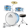 EASTROCK Kids Drum Set, 3 Piece 14'' Junior Drum sets