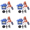 RCmall 4 Pack TS90MD 9g Micro All Metal Gear Digital