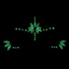 Body Jewellery Sticker Face Glow in the Dark Opal