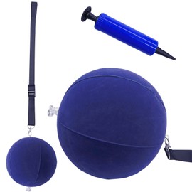 Golf Smart Inflatable Ball Swing Trainer Aid Assist Posture Motion Correction Training Value Set Blue