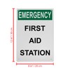 OSHA First Aid Station Sign, 8.5 x 11 in" OSHA