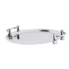 Stainless Steel Buffet Plate Bright Mirror Finish Serving Tray with