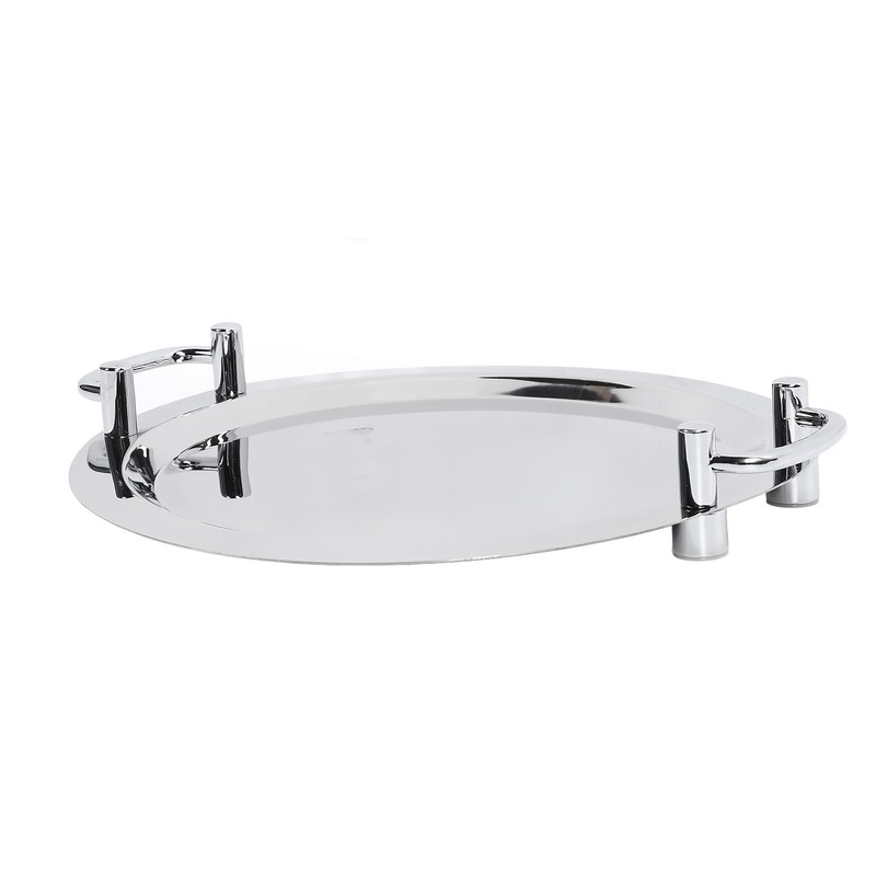 Stainless Steel Buffet Plate Bright Mirror Finish Serving Tray with