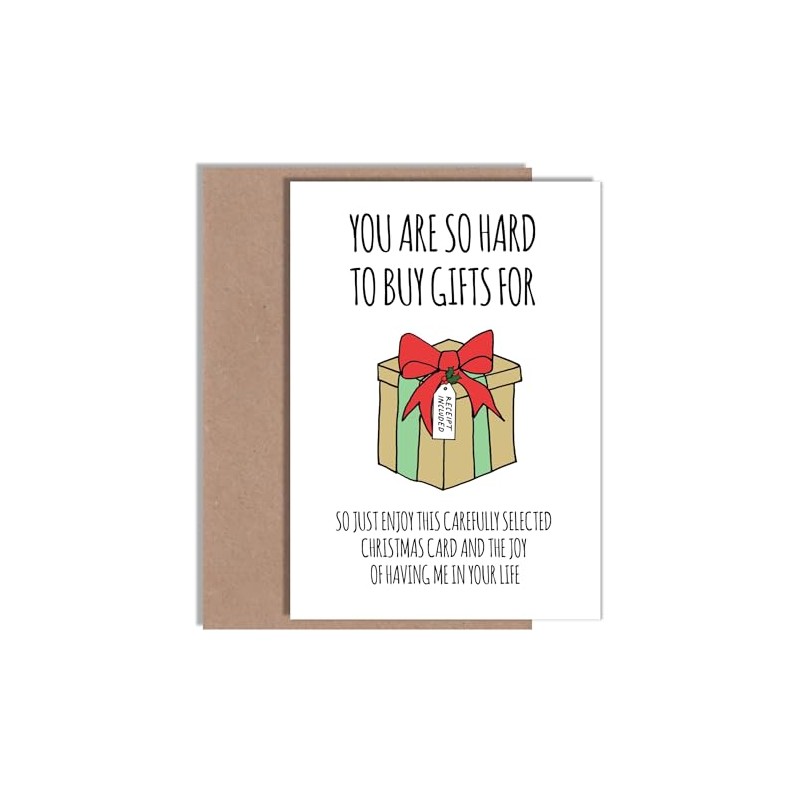 Funny Christmas Card for Him or Her - Cheeky Christmas