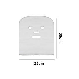 Yaphetss 100Pcs Gauze Mask Pre Cut Cotton Face Cover Soft Gauze Face Pads for Women Girls Skin Face Care Spas Beauty Salon DIY, 25 x 30 cm, White