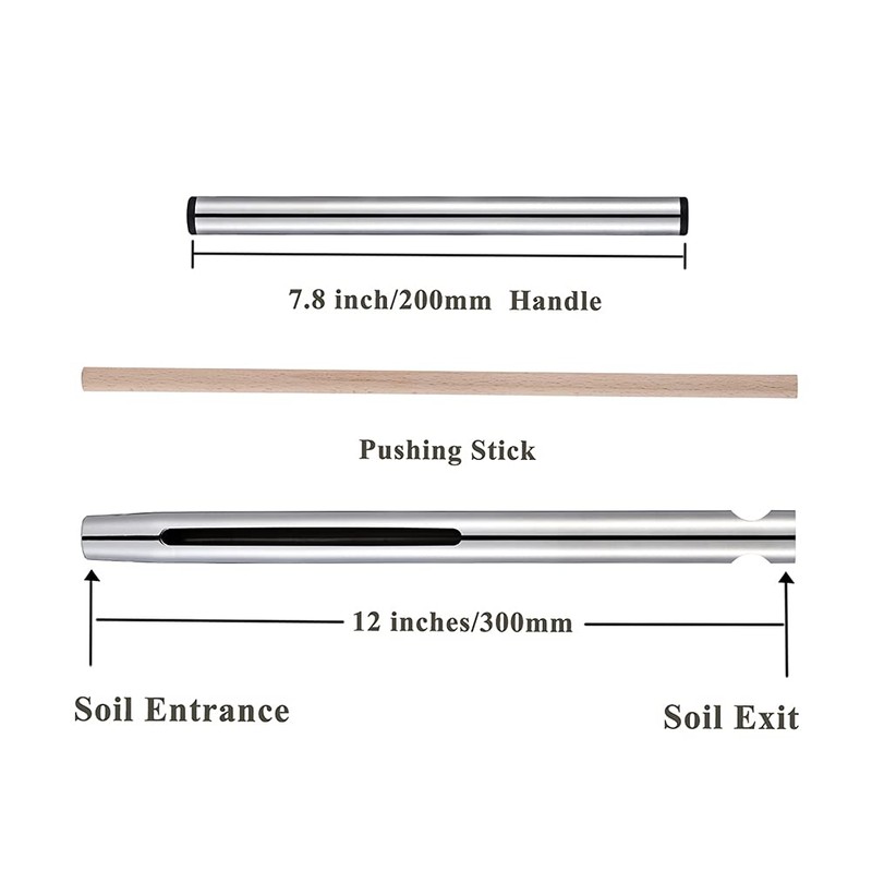Soil Sample Probe 12 Inch with T Handle, Soil Sampler