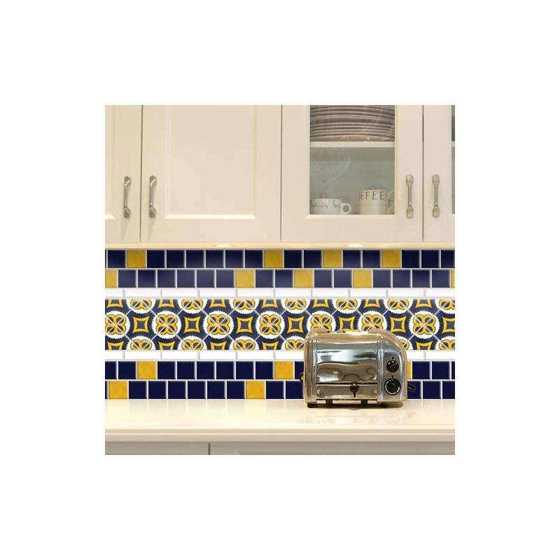 6 in Ceramic Tile Gloss 6x6 Box of 8 Piece