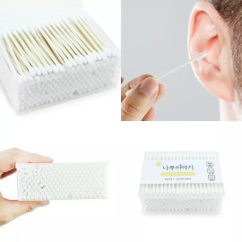 회오리형 사각 종이 면봉 200개입 화장 Spiral Square Paper Cotton Swabs 200pcs Makeup
