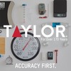 Taylor Analog Kitchen Scale, Stainless Steel Mechanical Food Scale with