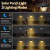 Solar Lantern Lights Outdoor Retro Solar Barn Light with 3